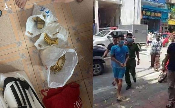 Bắt nghi phạm trộm 8,4 kg vàng, trang sức tại tiệm vàng ở Hà Nội - ảnh 1