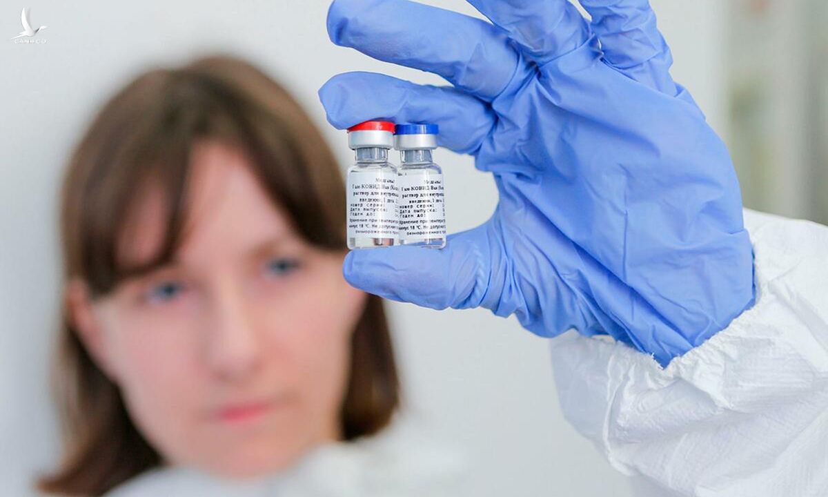 Loại vaccine ngừa Covid-19 của Nga do Trung tâm Nghiên cứu Dịch tễ và Vi sinh Quốc gia Gamaleya phát triển. Ảnh: AFP.