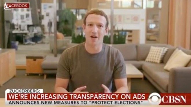 Đoạn video với nội dung Mark Zuckerberg phát biểu từng bị làm giả /// CBSN