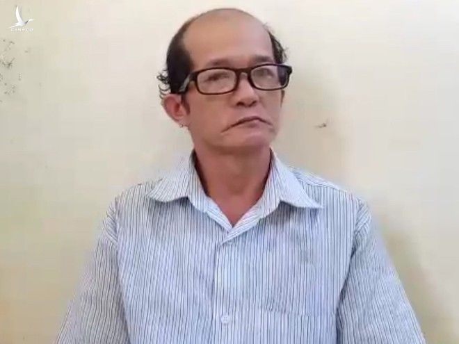 Ông Lê Văn Hải thường livestream trên mạng xã hội Facebook để xúc phạm lãnh đạo tỉnh Bình Định /// ẢNH: BẢO THOA