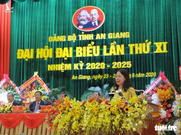 Ông Võ Văn Thưởng dự Đại hội đại biểu Đảng bộ tỉnh An Giang - Ảnh 2.