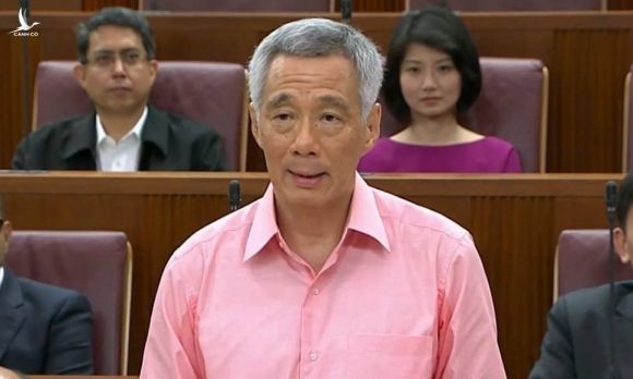 Thủ tướng Lý Hiển Long phát biểu trước quốc hội hôm 2/9. Ảnh: CNA.