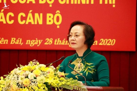 Bà Phạm Thị Thanh Trà được Bộ Chính trị phân công làm Phó trưởng Ban Tổ chức T.Ư /// Ảnh TTXVN