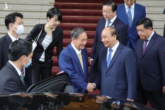 Tổng Bí thư, Chủ tịch nước Nguyễn Phú Trọng tiếp Thủ tướng Nhật Bản - ảnh 4