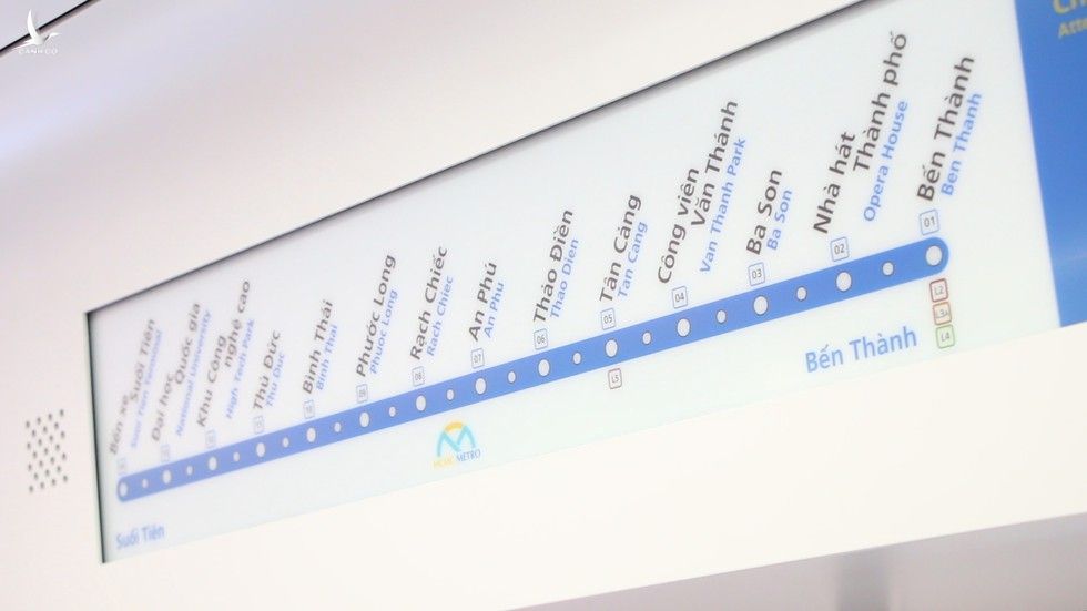 Trải nghiệm tiện ích bên trong đoàn tàu metro hiện đại tuyến Bến Thành - Suối Tiên - ảnh 14
