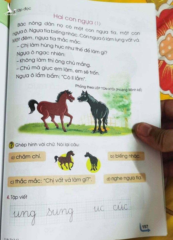 Nhiều câu chuyện trong sách giáo khoa tiếng Việt lớp 1 không rõ tính giáo dục - ảnh 1