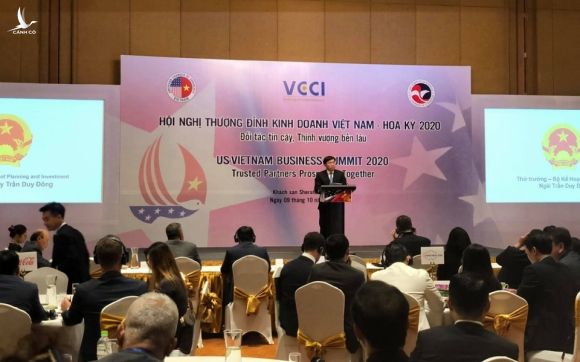 Hội nghị Thượng đỉnh Kinh doanh Việt Nam-Hoa Kỳ diễn ra tại Hà Nội, sáng nay (9/10).