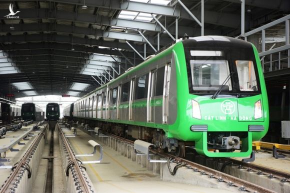 Đường sắt Cát Linh - Hà Đông đã vận hành thử nhà ga từ tháng 3/2019. Ảnh: Giang Huy