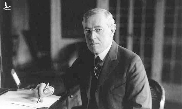 Tổng thống Woodrow Wilson năm 1918, năm đại dịch cúm hoành hành khắp thế giới. Ảnh: Thư viện Quốc hội Mỹ.
