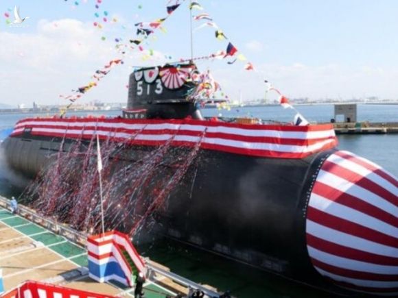 Tàu ngầm Taigei mới của Nhật. Ảnh: BỘ QUỐC PHÒNG NHẬT