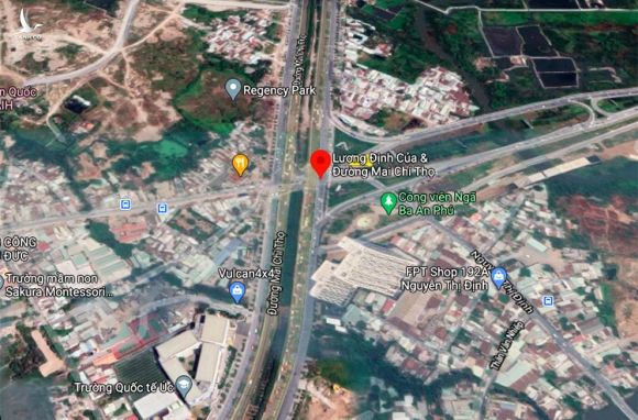 Vị trí nút giao An Phú (quận 2). Ảnh: Google maps