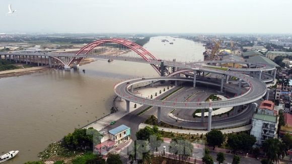 Cận cảnh cây cầu 'Cánh chim biển' của thành phố Hải Phòng - ảnh 1