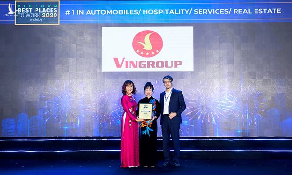 Vingroup 6 lần liên tiếp vào top 100 Nơi làm việc tốt nhất Việt Nam