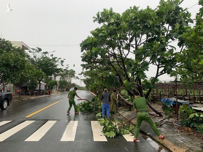 Dù khá ngổn ngang nhưng Đà Nẵng đã bình yên sau khi bão số 13 đi qua - ảnh 1