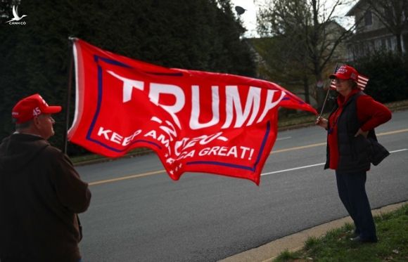 Những người ủng hộ TT Donald Trump /// Reuters