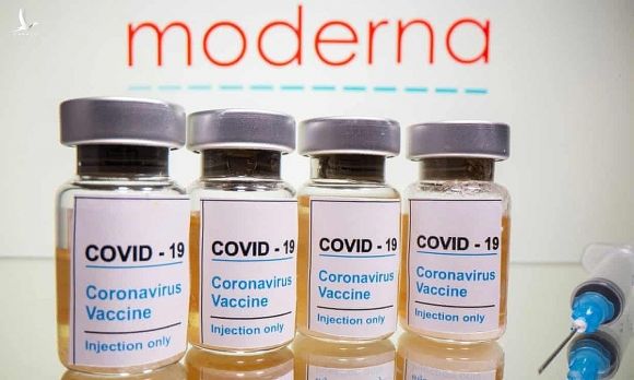 Vaccine Covid-19 tiềm năng của Moderna. Ảnh: Reuters.