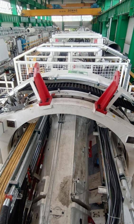 Robot nặng 850 tấn đào hầm đường sắt Nhổn ga Hà Nội