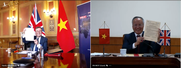 Việt - Anh ký ý định thư xây dựng kho dữ liệu thương mại - Ảnh 1.