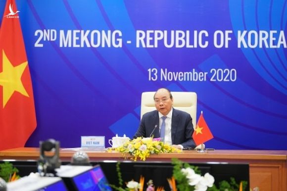 Thủ tướng Nguyễn Xuân Phúc tại Hội nghị Cấp cao Mekong-Hàn Quốc.