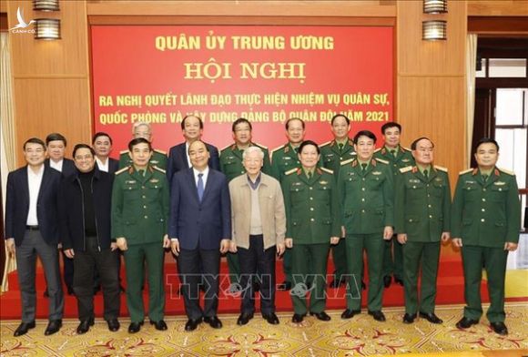 Tổng bí thư, Chủ tịch nước Nguyễn Phú Trọng chủ trì Hội nghị của Quân ủy trung ương - Ảnh 4.