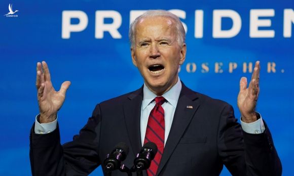 Biden trong buổi giới thiệu thành viên nội các tại bang Delaware hôm 11/12. Ảnh: Reuters.