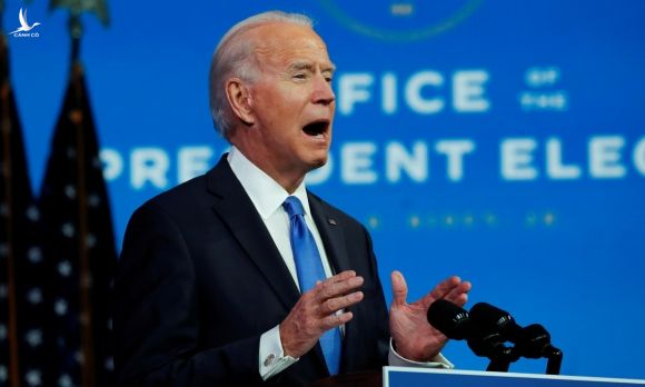 Biden phát biểu trước nước Mỹ tối 14/12. Ảnh: Reuters.