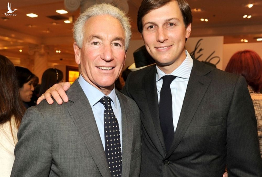 Ông Charles Kushner (trái) và con trai Jared Kushner. Ảnh: Bloomberg.