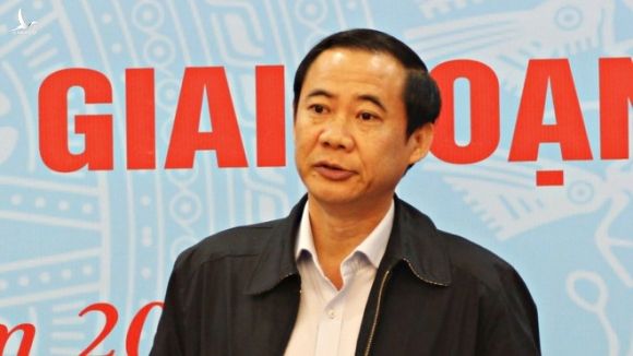 Ông Nguyễn Thái Học, Phó ban Nội chính T.Ư, thông tin tại buổi họp báo /// Ảnh Gia Hân