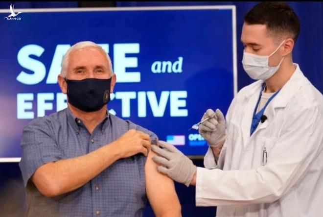 Mỹ truyền hình trực tiếp Phó Tổng thống Mike Pence tiêm vaccine COVID-19 - 1