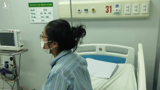 Bệnh nhân 17 mắc COVID-19 khi đang điều trị ở Bệnh viện Bệnh Nhiệt đới Trung ương (Ảnh: BVCC) 