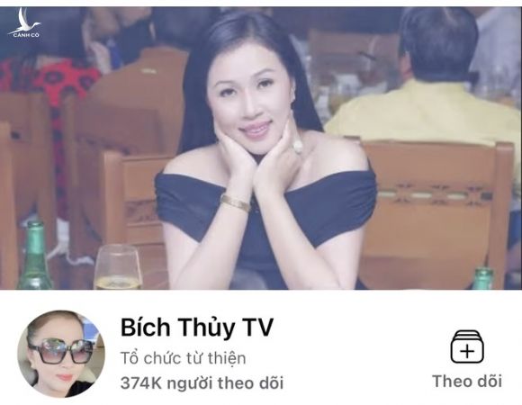 Tài khoản Facebook Bích Thủy TV của bị can Nguyễn Thị Bích Thủy /// Ảnh: Chụp màn hình