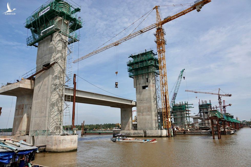 Cận cảnh 'siêu' công trình cống thủy lợi lớn nhất Việt Nam 3.300 tỉ đồng - ảnh 3