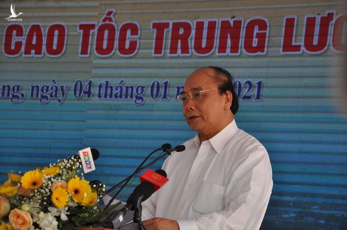 Thủ tướng cắt băng thông tuyến cao tốc Trung Lương - Mỹ Thuận - Ảnh 1.