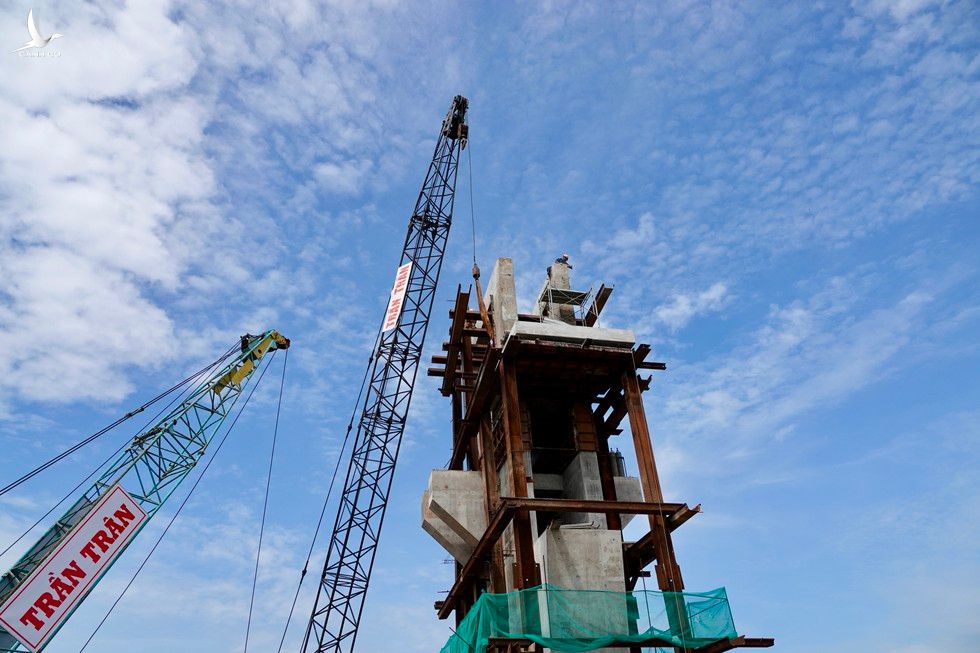 Cận cảnh 'siêu' công trình cống thủy lợi lớn nhất Việt Nam 3.300 tỉ đồng - ảnh 15
