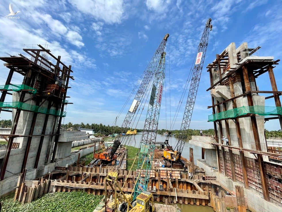 Cận cảnh 'siêu' công trình cống thủy lợi lớn nhất Việt Nam 3.300 tỉ đồng - ảnh 7