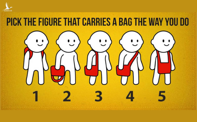 Bạn thường đeo túi như thế nào? Số 4 là người giản dị, không ham vật chất
