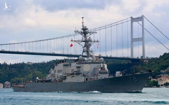 Tàu khu trục tên lửa Mỹ tiến vào Biển Đen bất chấp Nga phản đối