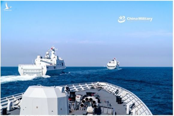 Trung Quốc lại diễn tập quân sự ở Biển Đông - ảnh 1