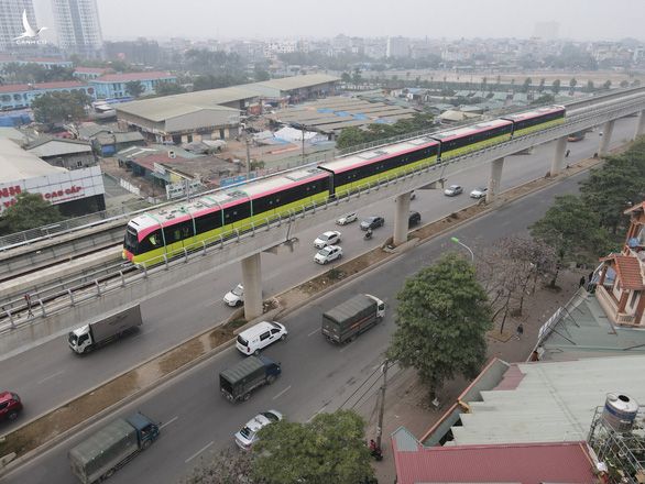 Chạy thử đoàn tàu đầu tiên của tuyến metro Nhổn - ga Hà Nội - Ảnh 2.