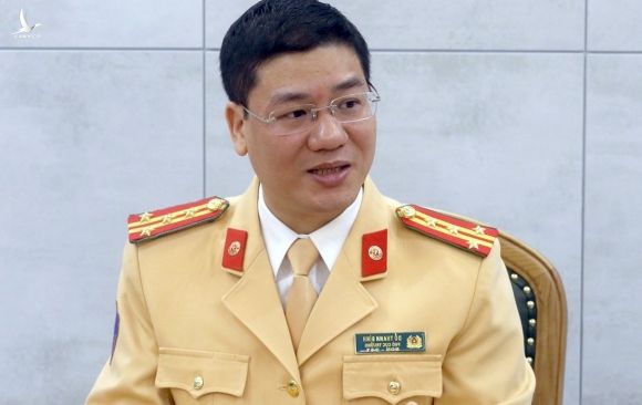 Đại tá Đỗ Thanh Bình, Cục phó Cục CSGT, trả lời VnExpress. Ảnh: Bá Đô