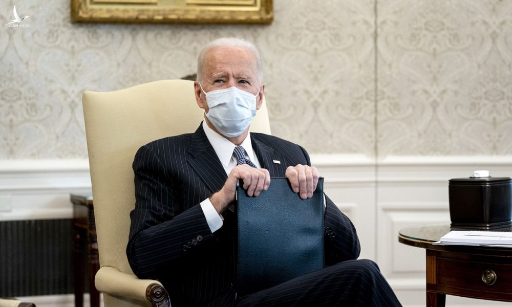 Tổng thống Joe Biden trong một cuộc họp tại Nhà Trắng hôm 3/2. Ảnh: NYTimes.