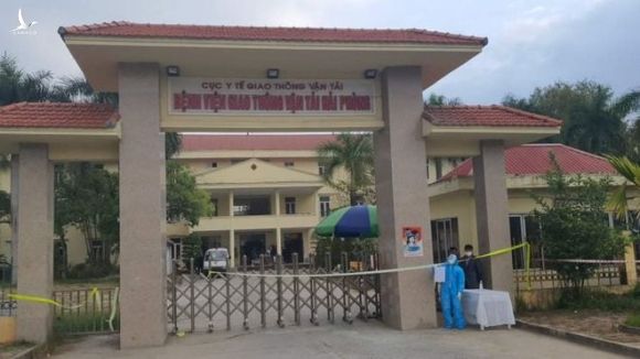 Nữ điều dưỡng ở Bệnh viện GTVT Hải Phòng nghi nhiễm Covid-19 /// Ảnh Lê Tân
