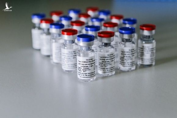 Các liều vaccine Sputnik V của Nga. Ảnh:Reuters.