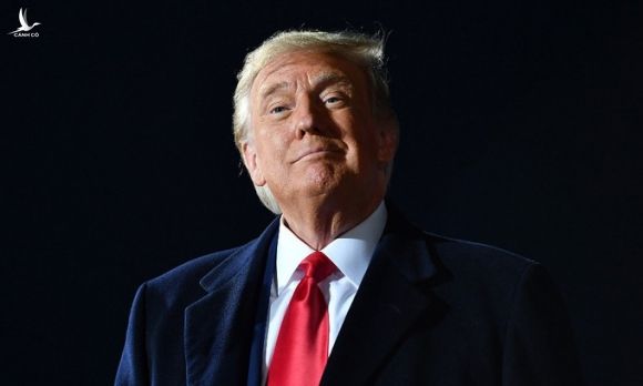 Trump xuất hiện trong một cuộc vận động tranh cử hồi tháng 9/2020. Ảnh: AFP.