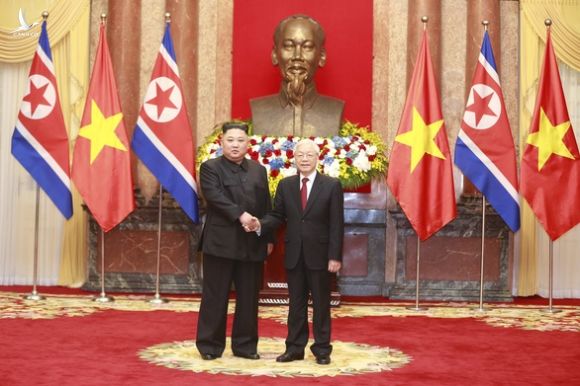 Lãnh đạo Triều Tiên Kim Jong Un chúc mừng Tổng bí thư, Chủ tịch nước Nguyễn Phú Trọng - Ảnh 1.
