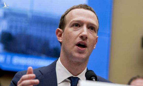 Mark Zuckerberg điều trần trước Thượng viện Mỹ năm 2019. Ảnh: AP.