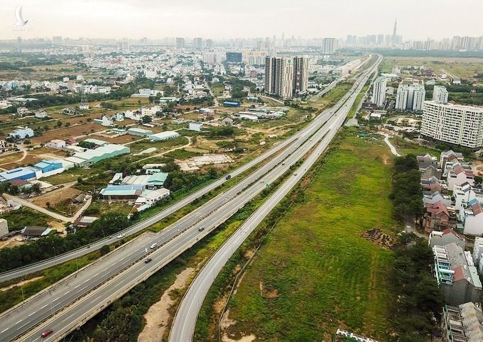 Cao tốc TP HCM - Long Thành - Dầu Giây sẽ kết nối với các đoạn cao tốc Bắc Nam đang xây dựng. Ảnh:Quỳnh Trần.
