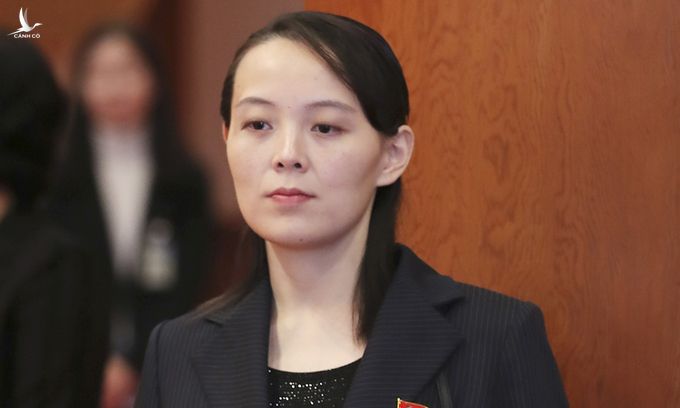 Kim Yo-jong, em gái lãnh đạo Triều Tiên Kim Jong-un. Ảnh: Yonhap.