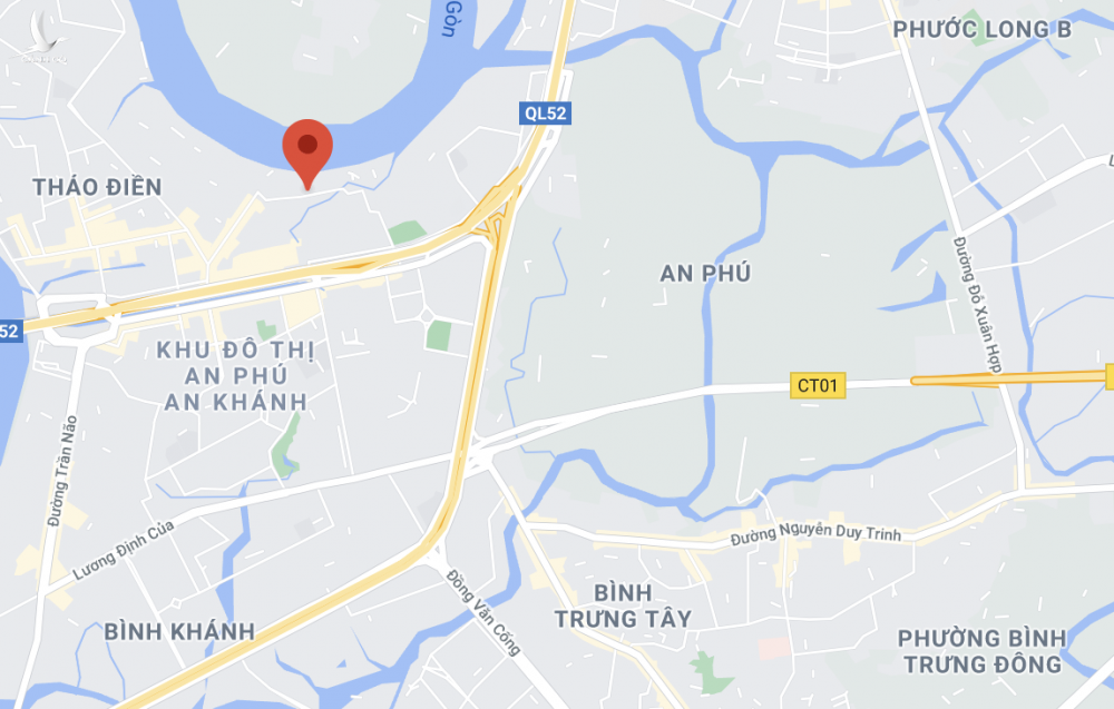 Tai nạn xảy ra trên đường Nguyễn Ư Dĩ, TP Thủ Đức.