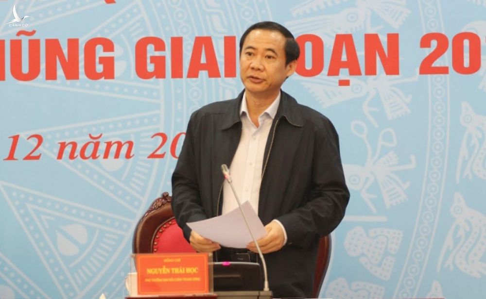 Ông Nguyễn Thái Học, Phó Ban Nội chính Trung ương